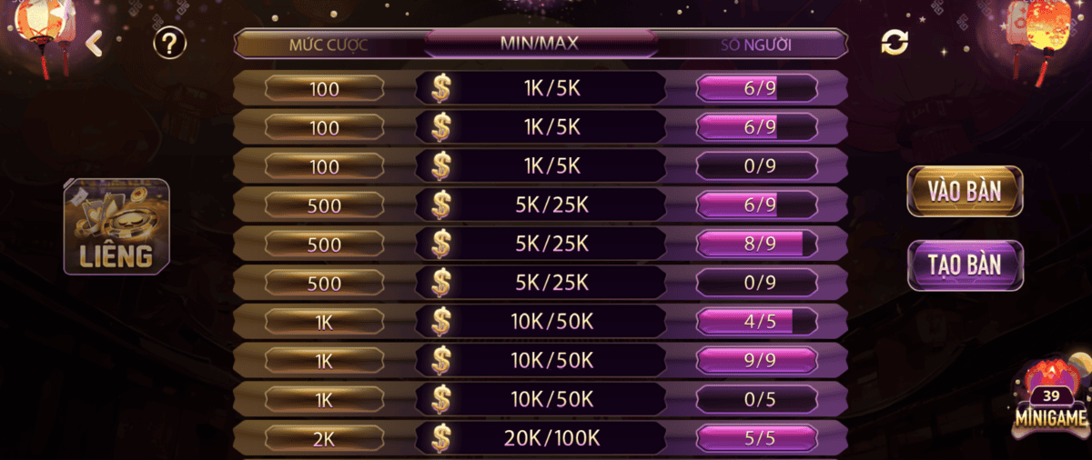 Game bài Liêng siêu hot tại V8 Club 