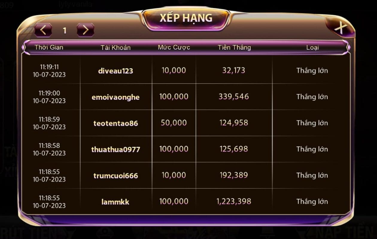 Bạn có thể thử chiến thuật cược theo chuỗi khi cược minigame này